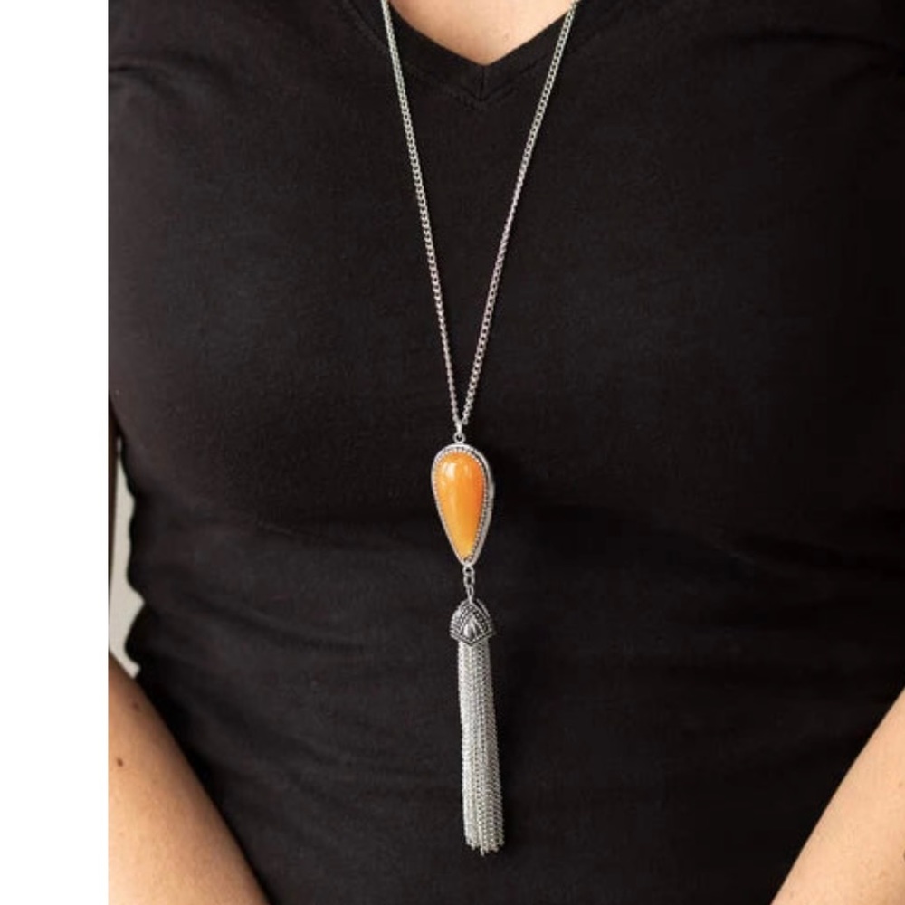 Zen Generation Orange Necklace